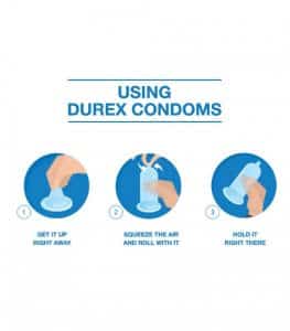 Durex Pleasure Me Condoms 3pcs