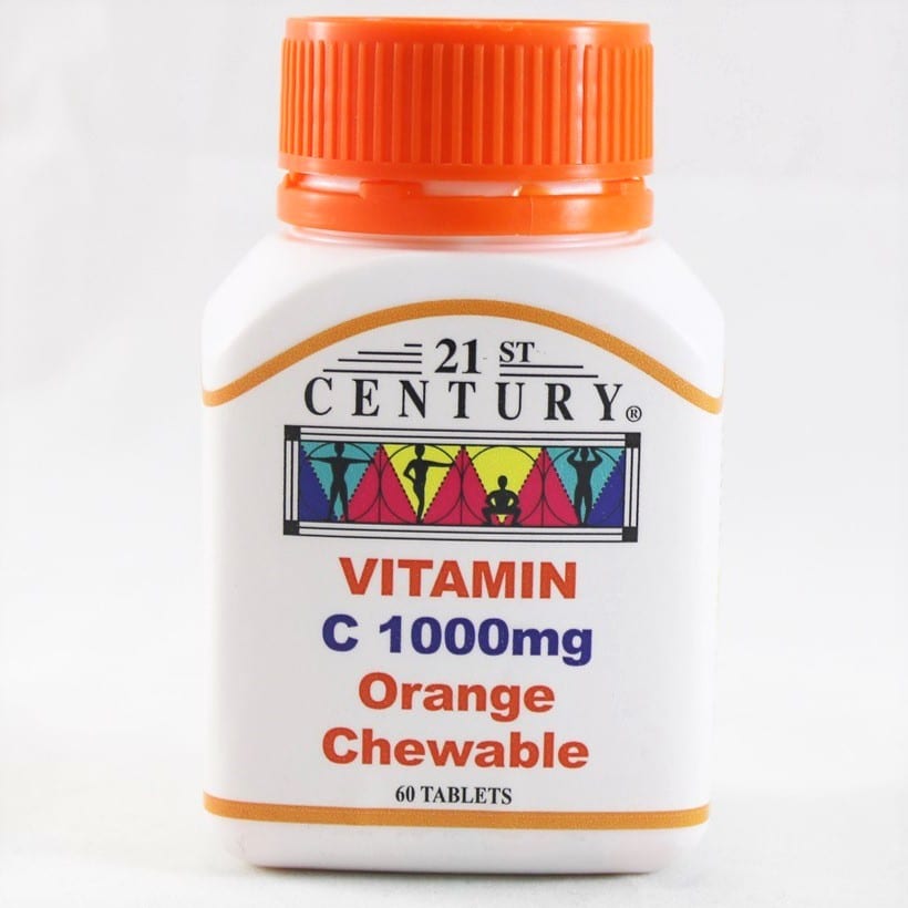 21st Century Vitamin C 1000mg Orange Chewable