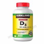 Kirkland Signature Extra Strength Vitamin D3 2000 IU 50mcg 600 Softgels