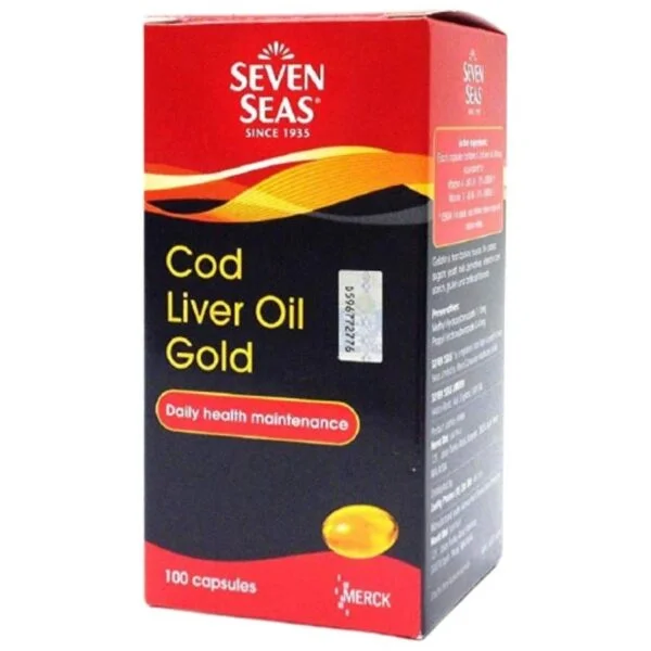 SEVEN SEAS COD LIVER OIL GOLD 100 SOFTGEL CAPSULES