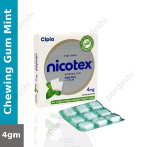 Nicotex Anti Nicotine Chewing Gum Mint 4gm price in Bangladesh