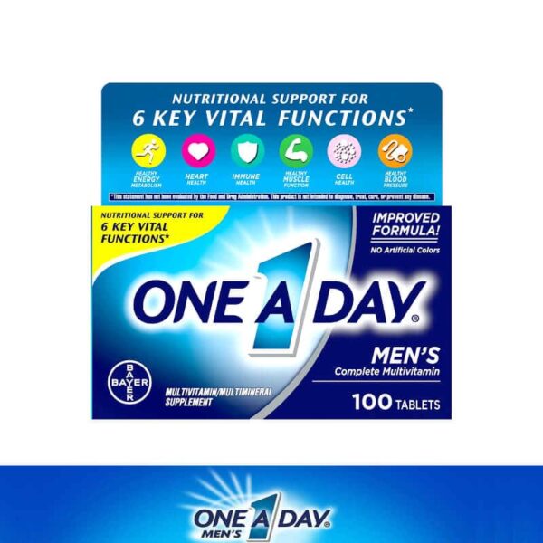 One A Day Men's 50 Plus Multivitamin Supplement price in Bangladesh (pordeshi.com)