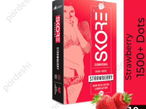Skore Strawberry 1500 Dots Condom price in Bangladesh