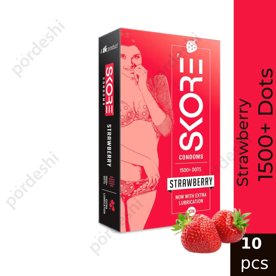 Skore Strawberry 1500 Dots Condom price in Bangladesh Skore Strawberry 1500 Dots Condom price in Bangladesh
