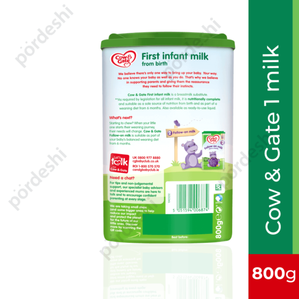 Cow & Gate 1 First Infant Milk powder price in BD