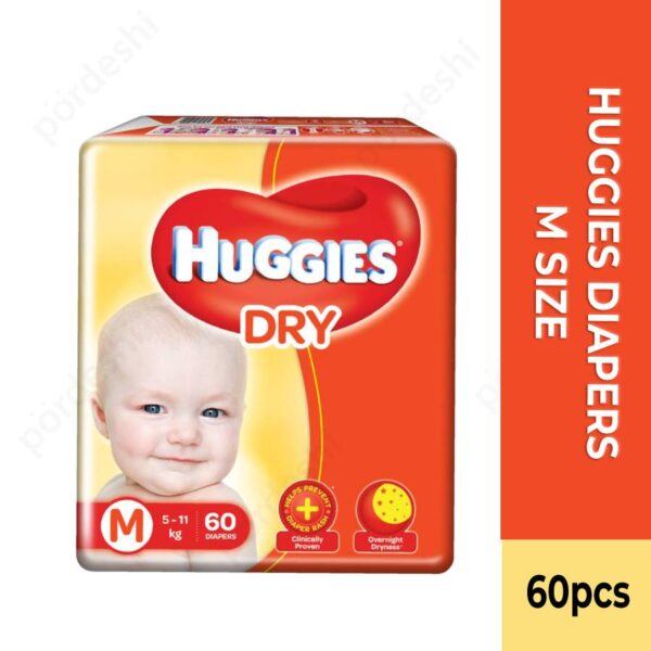 Huggies Diapers M Size price in Bangladesh