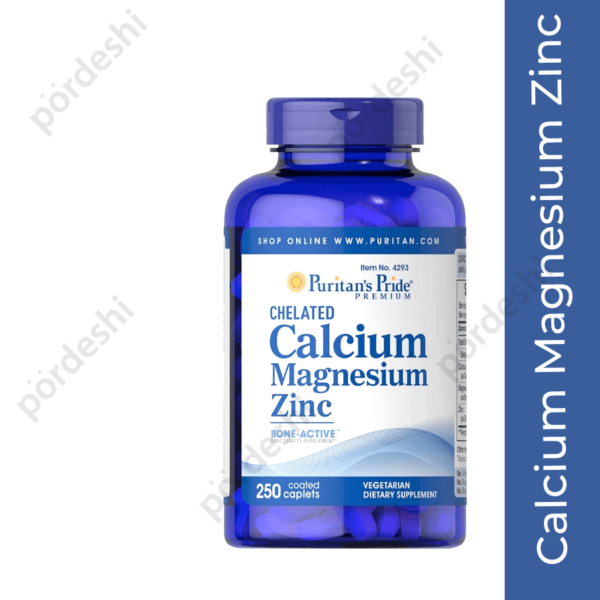 Puritans Pride Chelated Calcium Magnesium Zinc price Bangladesh