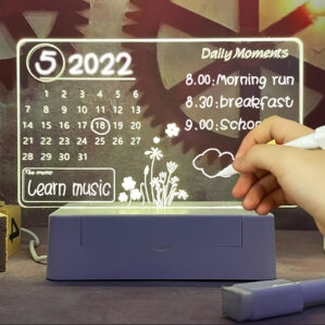 Daily Moments Note Board LED Night Light