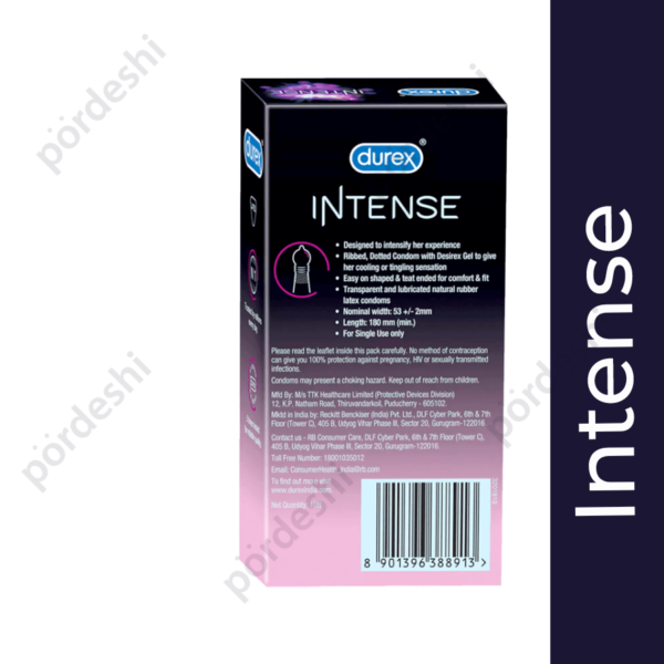 Durex Intense condom price