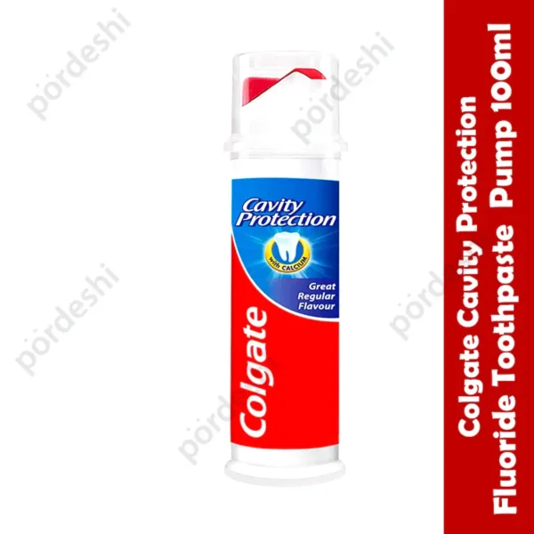 Colgate Cavity Protection Fluoride Toothpaste Pump 100ml price in BD