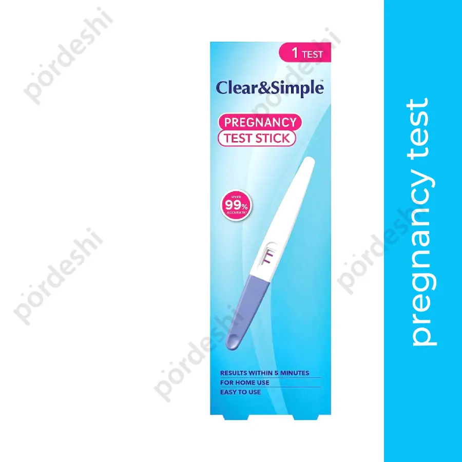Clear & Simple Pregnancy Test Sticks