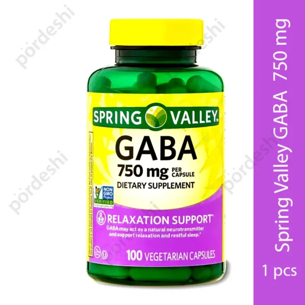 Spring-Valley-GABA-Dietary-Supplement-750-mg-100-Capsules-price-in-BD