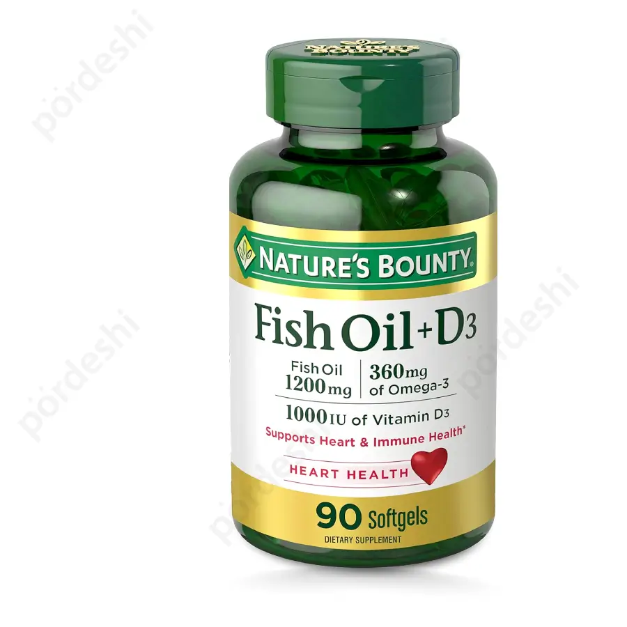 Nature’s Bounty Fish Oil + Vitamin D3 price in Bangladesh