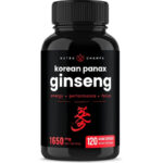 NutraChamps Korean Red Panax Ginseng Supplement 120 Capsules