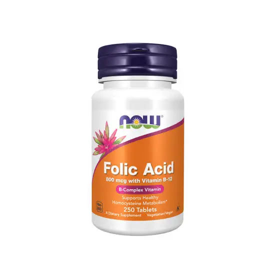 NOW Folic Acid 800 mcg in bd_554x554_16 NOW Folic Acid 800 mcg in bd_554x554_16