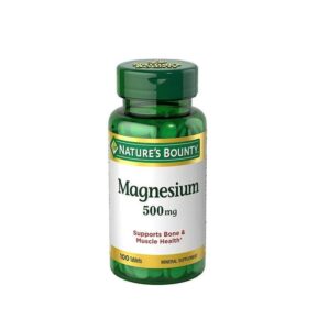 Nature’s Bounty, Magnesium, 500 mg, 100 Tablets in bd_800x800_10
