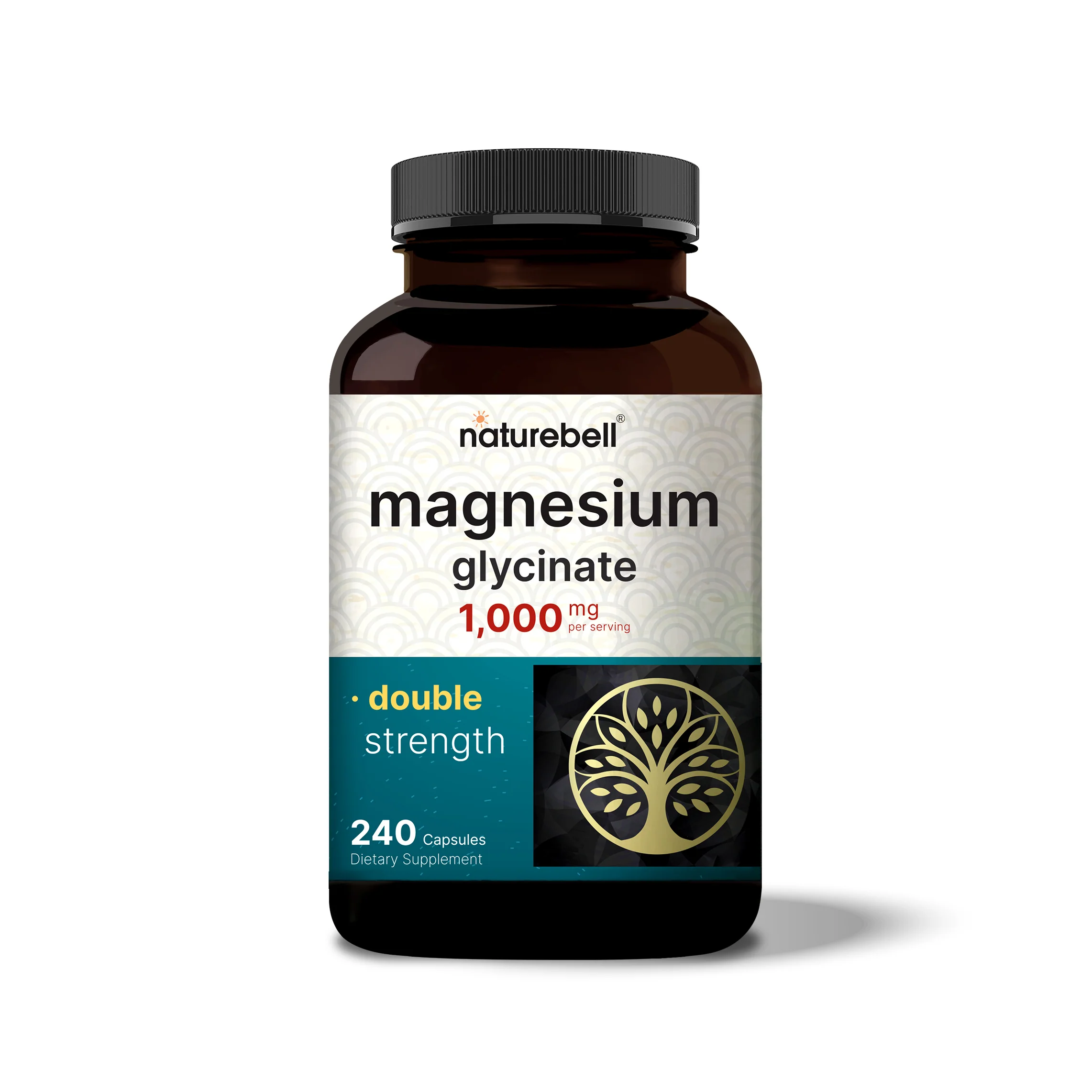 thumbnail image 2 of Nature's Peak Pure Magnesium Glycinate 1000mg – Chelated For Maximum Absorption, 60 Or 120 Capsules 2 of 3