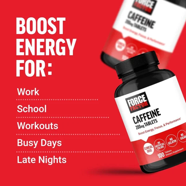 Force Factor Caffeine 200mg - Image 2