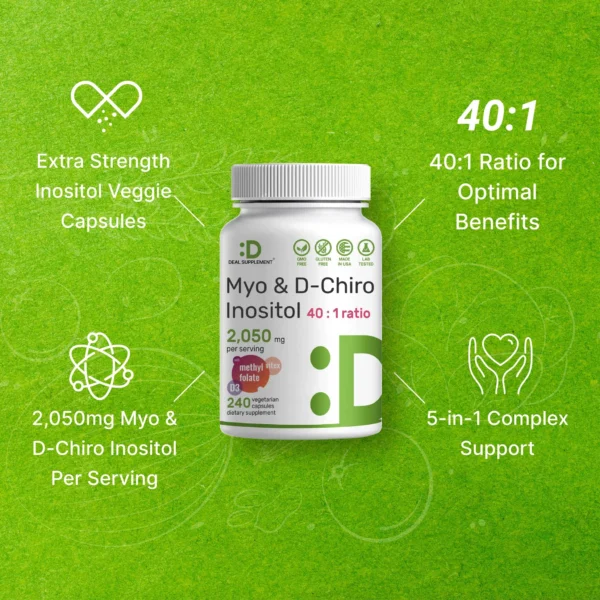 Deal Supplement Myo-Inositol And D-Chiro Inositol Supplement - Image 3