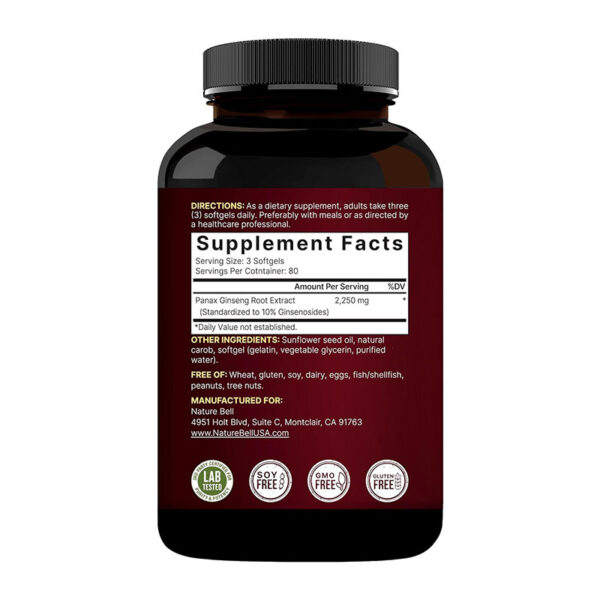 NatureBell Panax Korean Red Ginseng - Image 3